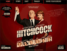 Tablet Screenshot of hitchcockthemovie.com